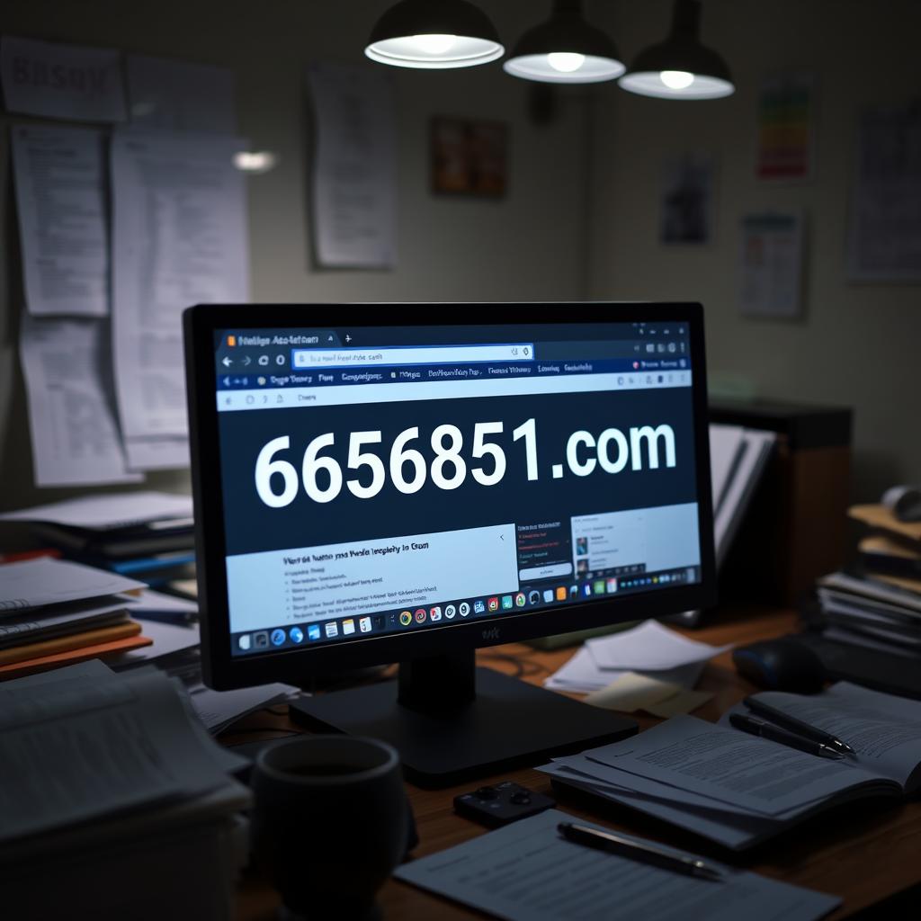 사기사이트 도메인 656851.com 분석